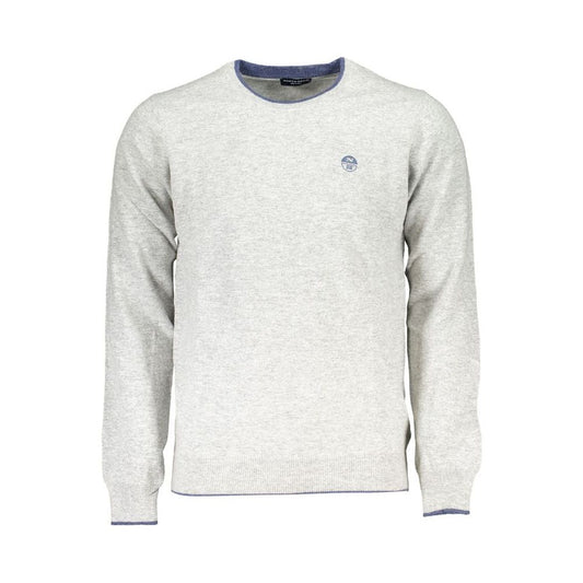 North Sails Gray Polyamide Men Sweater