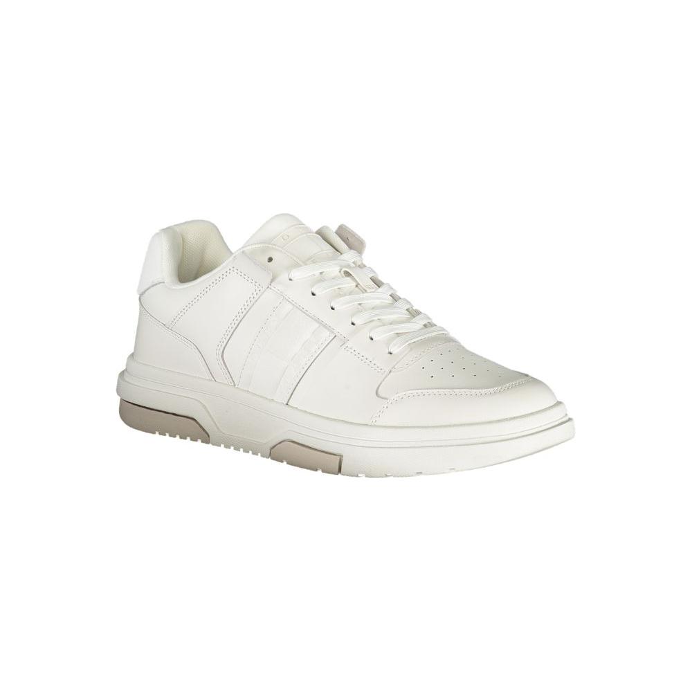 Tommy Hilfiger White Polyethylene Men Sneaker Tommy Hilfiger