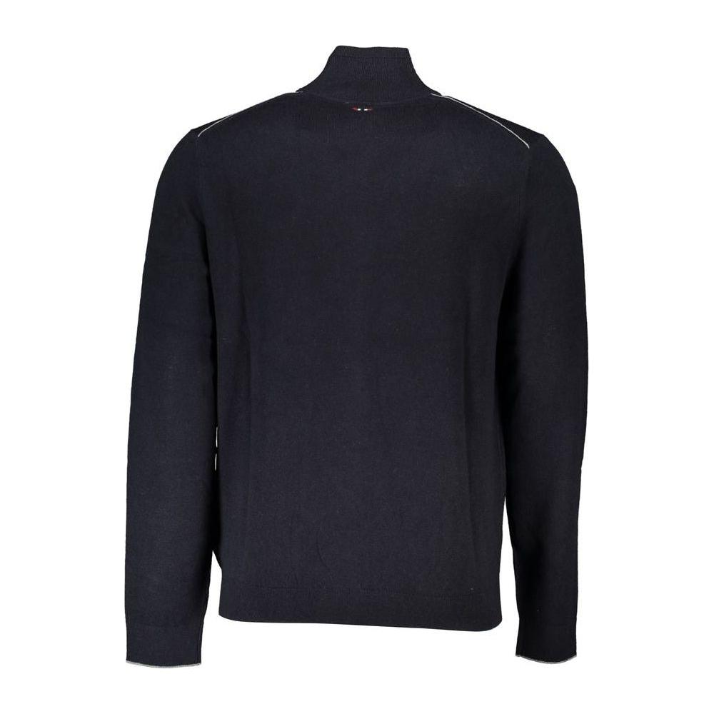 Napapijri Black Fabric Men Sweater Napapijri