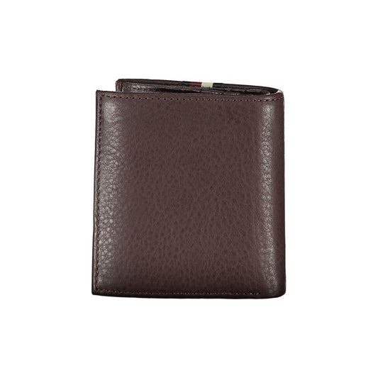 Tommy Hilfiger Brown Leather Men Wallet Tommy Hilfiger