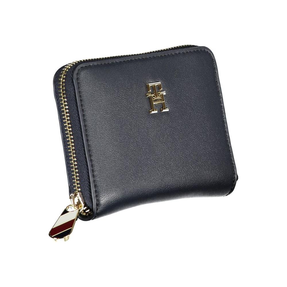 Tommy Hilfiger Blue Polyester Women Wallet Tommy Hilfiger