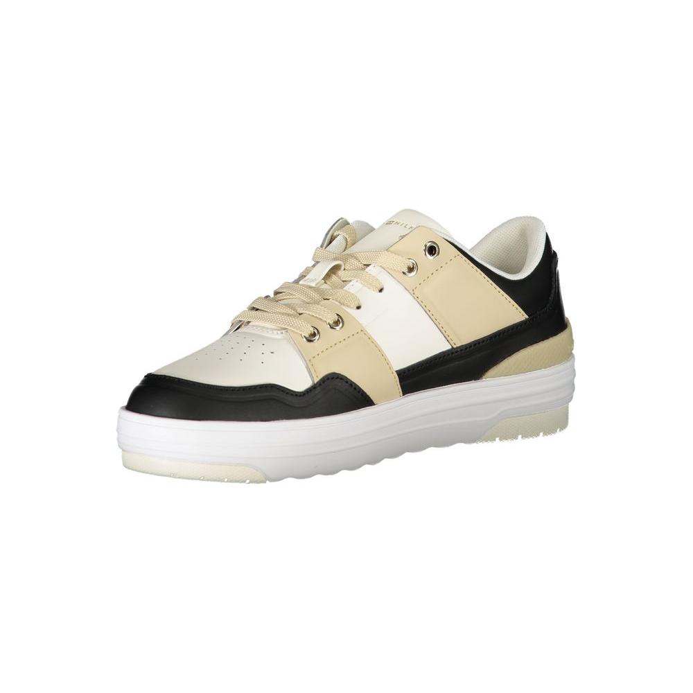 Tommy Hilfiger White Leather Women Sneaker Tommy Hilfiger