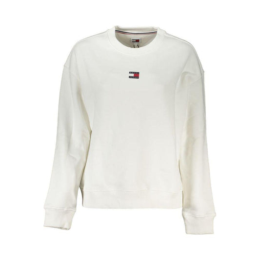 Tommy Hilfiger White Cotton Women Sweater Tommy Hilfiger