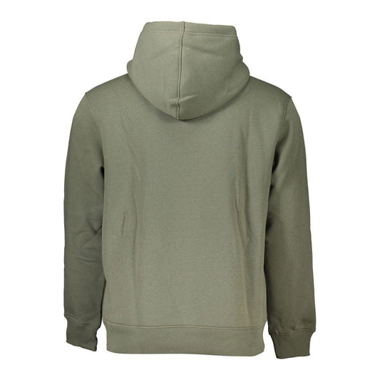 Calvin Klein Chic Green Fleece Hooded Sweatshirt Calvin Klein