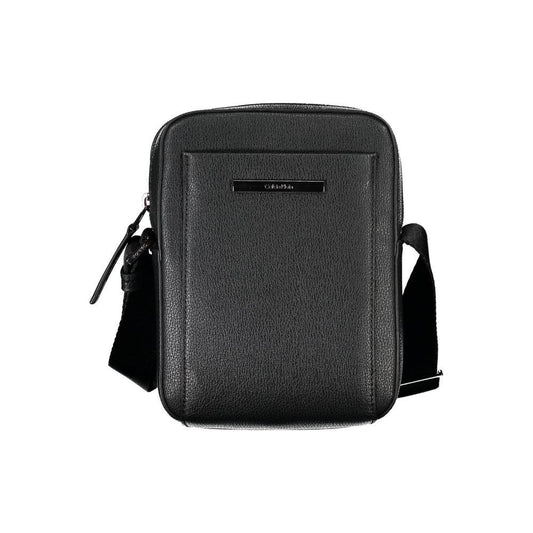 Calvin Klein Sleek Black Shoulder Bag with Logo Detail Calvin Klein