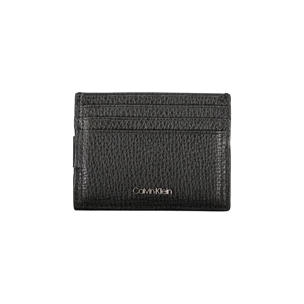 Calvin Klein Sleek Leather Card Holder with Money Clip Calvin Klein