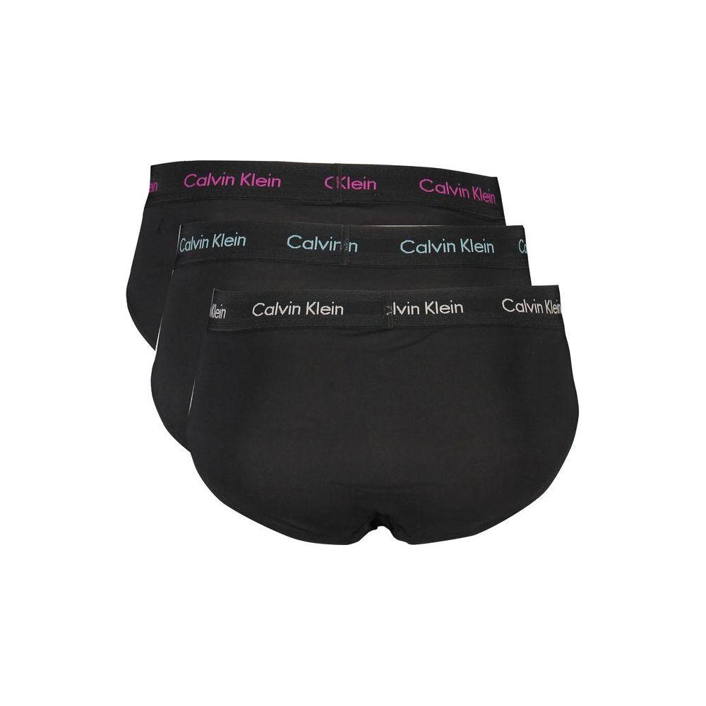 Calvin Klein Sleek Tri-Pack Men's Briefs with Contrast Details Calvin Klein