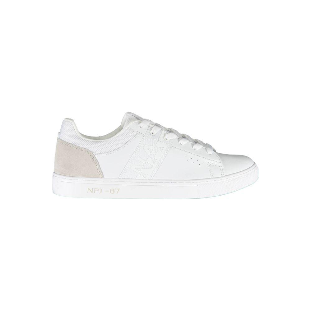 Napapijri Elegant White Sneakers with Contrasting Details Napapijri