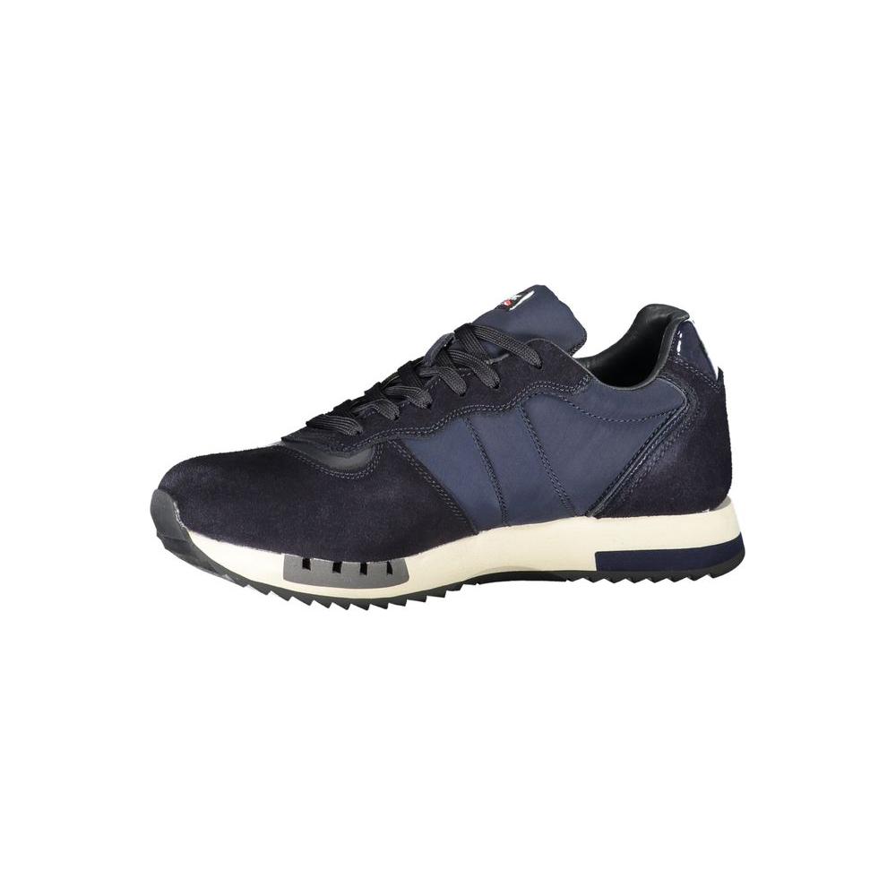 Blauer Contrast Lace-Up Sports Sneakers in Blue Blauer