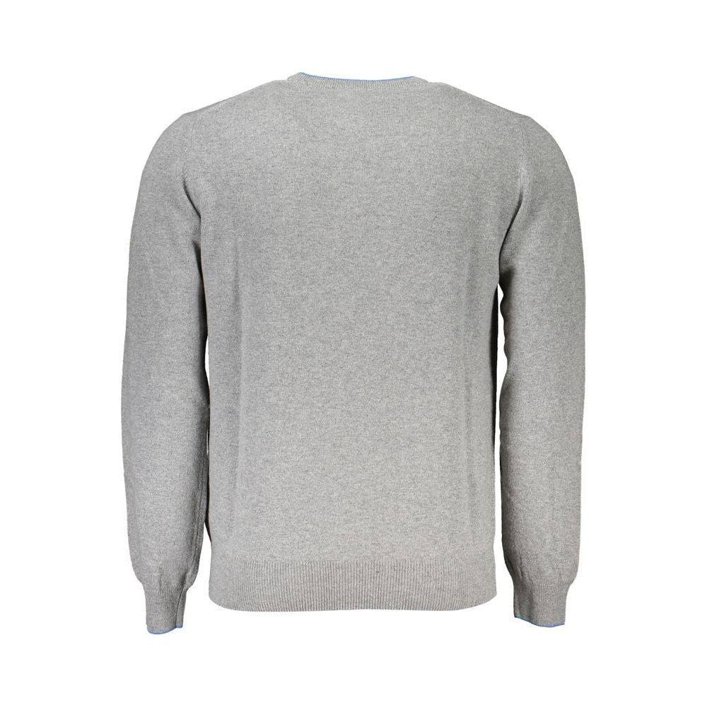 Harmont & Blaine Chic Crew Neck Sweater with Contrast Details Harmont & Blaine