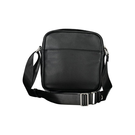 Guess Jeans Sleek Black Polyethylene Shoulder Bag Guess Jeans