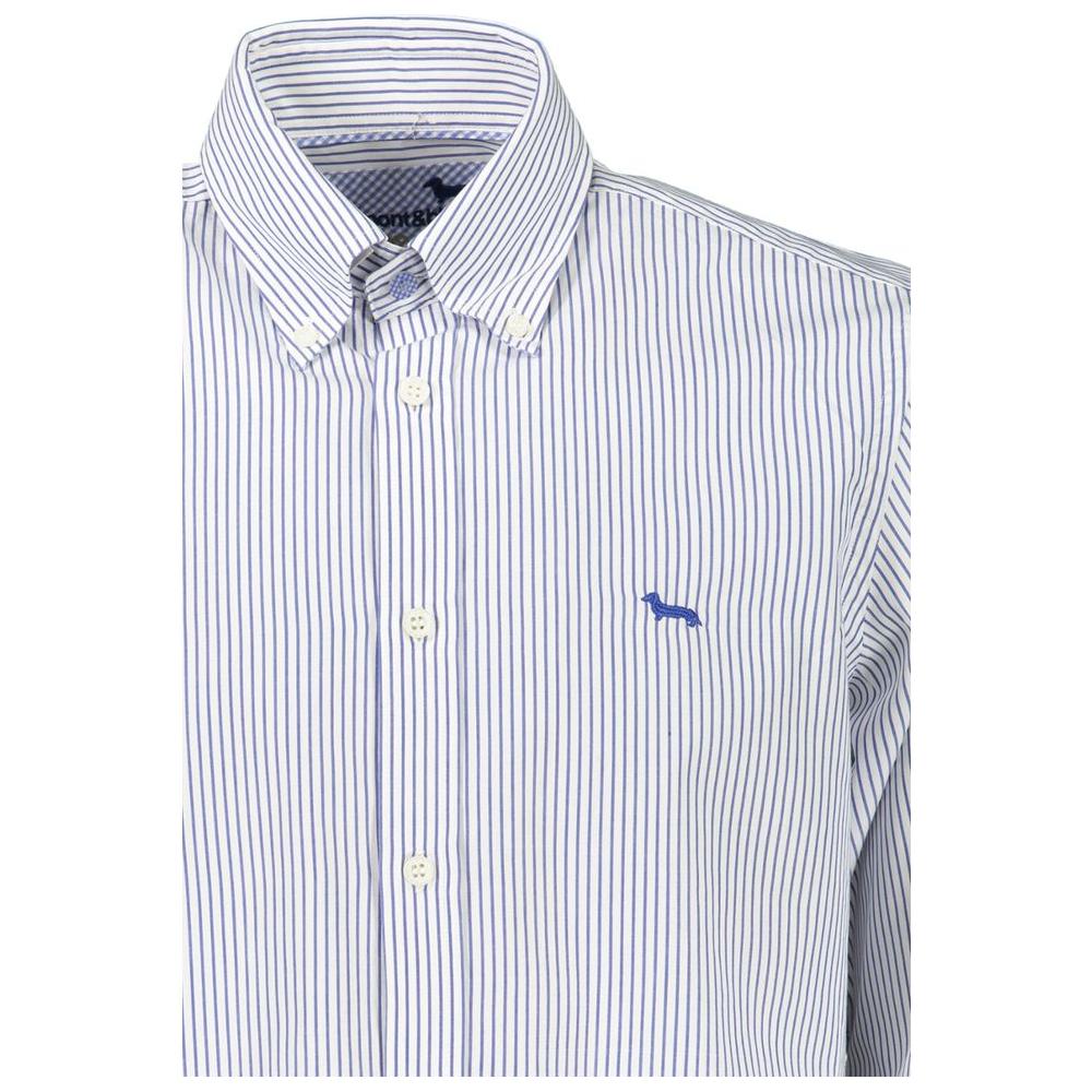 Harmont & Blaine Elegant Striped Button-Down Cotton Shirt Harmont & Blaine