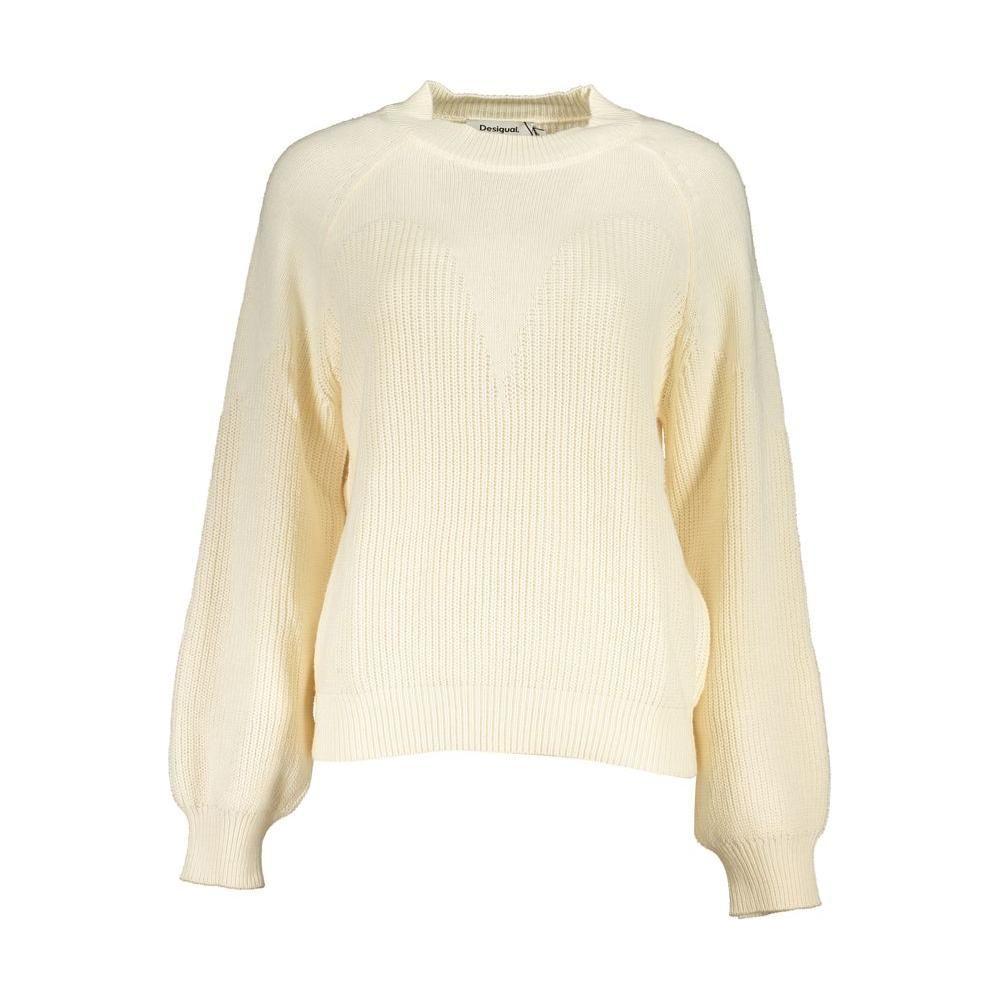 Desigual Chic Turtleneck Sweater with Contrast Details