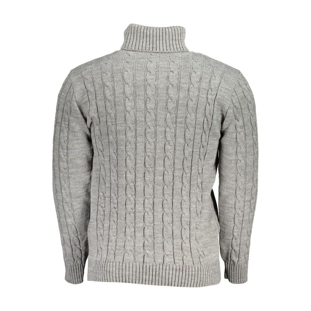 U.S. Grand Polo Turtleneck Twisted Neck Men's Sweater U.S. Grand Polo