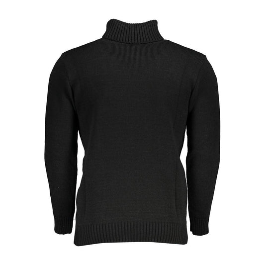 U.S. Grand Polo Elegant Turtleneck Embroidered Sweater U.S. Grand Polo