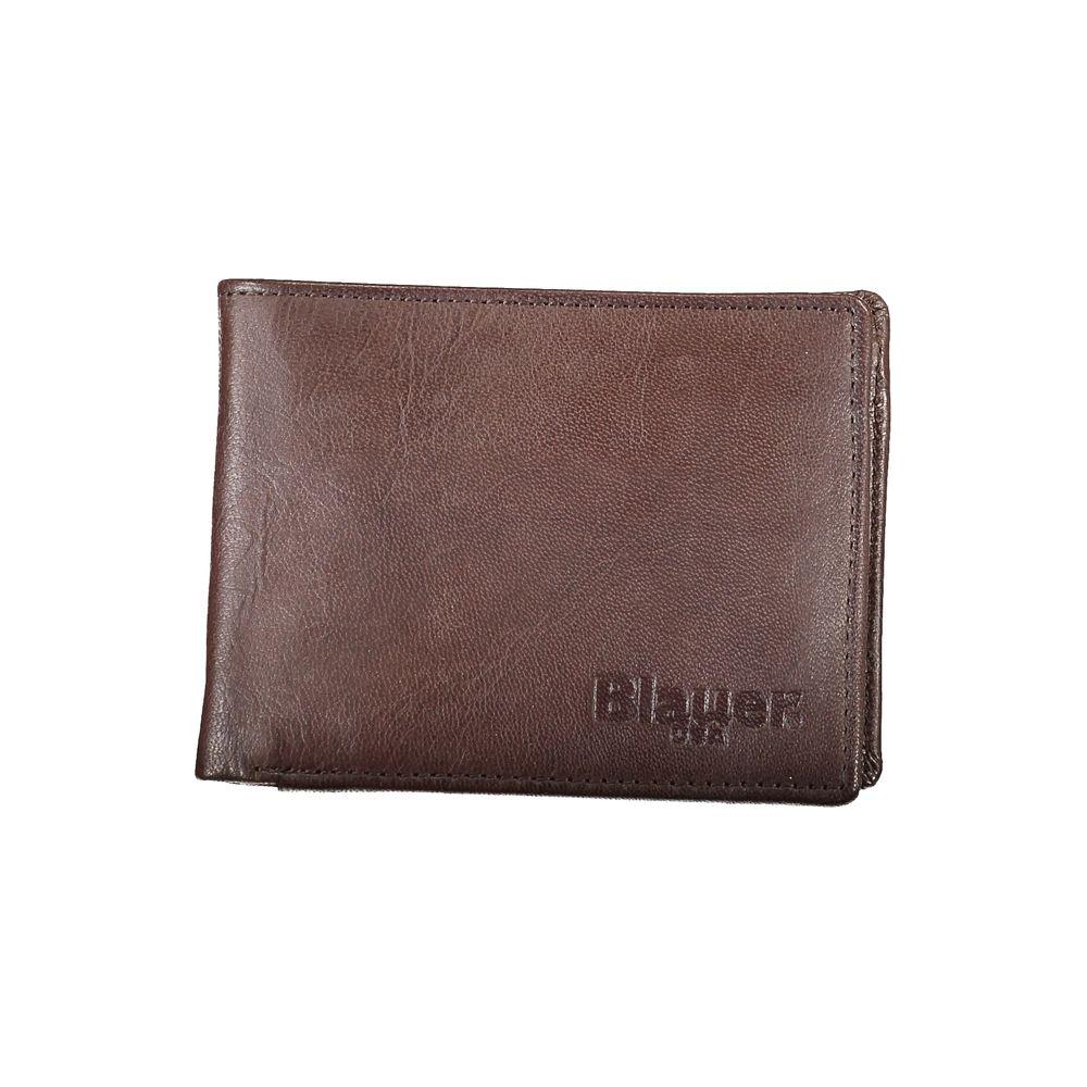 Blauer Elegant Leather Bi-Fold Men's Wallet Blauer