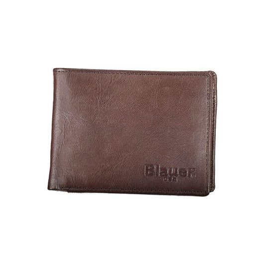 Blauer Elegant Leather Bi-Fold Men's Wallet Blauer