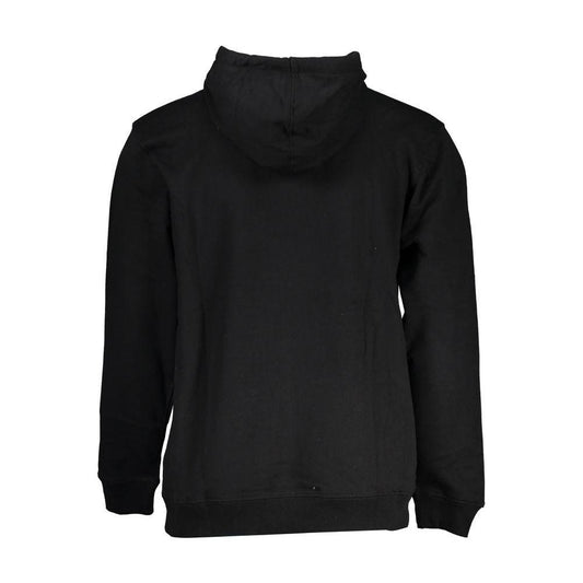 Vans Sleek Black Hoodie with Central Pocket Vans