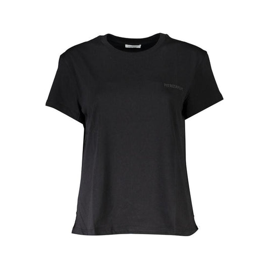 Patrizia Pepe Chic Crew Neck Organic Cotton Tee Patrizia Pepe