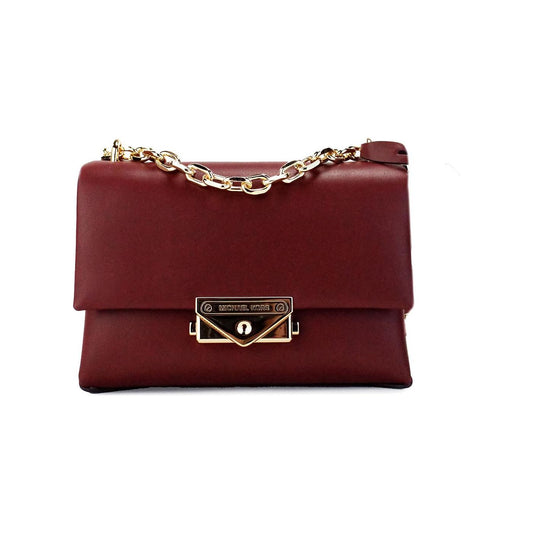 Michael Kors Cece Small Dark Cherry Vegan Leather Convertible Flap Crossbody Bag Michael Kors