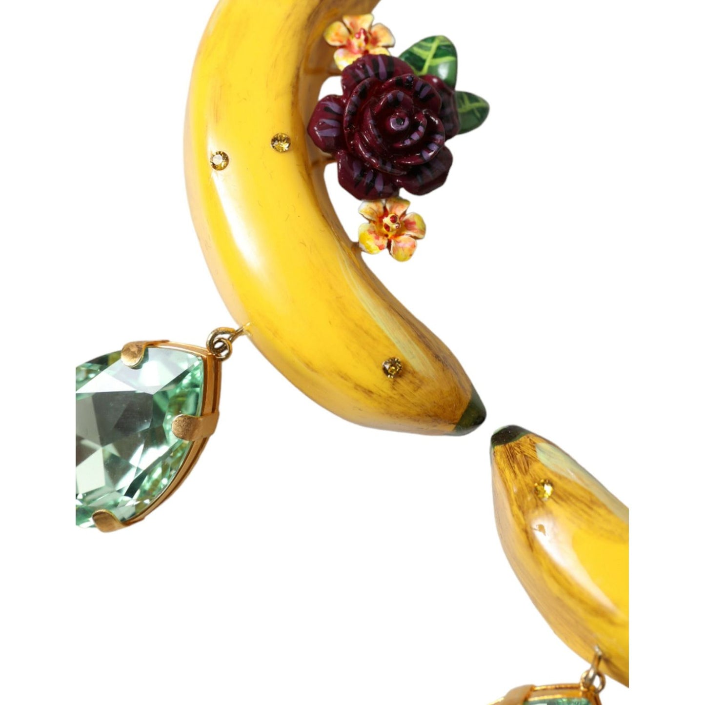 Dolce & Gabbana Chic Clip-on Banana Dangle Earrings Earrings Dolce & Gabbana