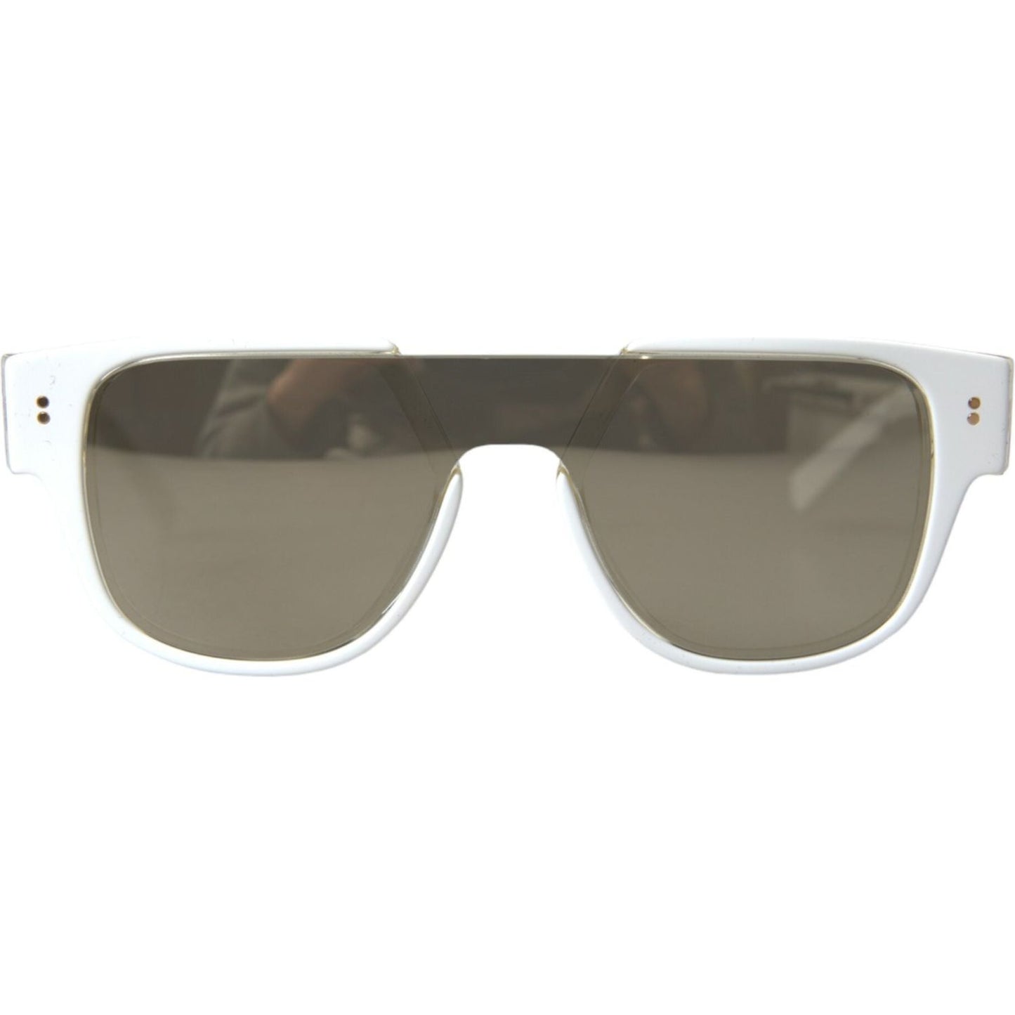 Dolce & Gabbana Chic White Acetate Designer Sunglasses Dolce & Gabbana