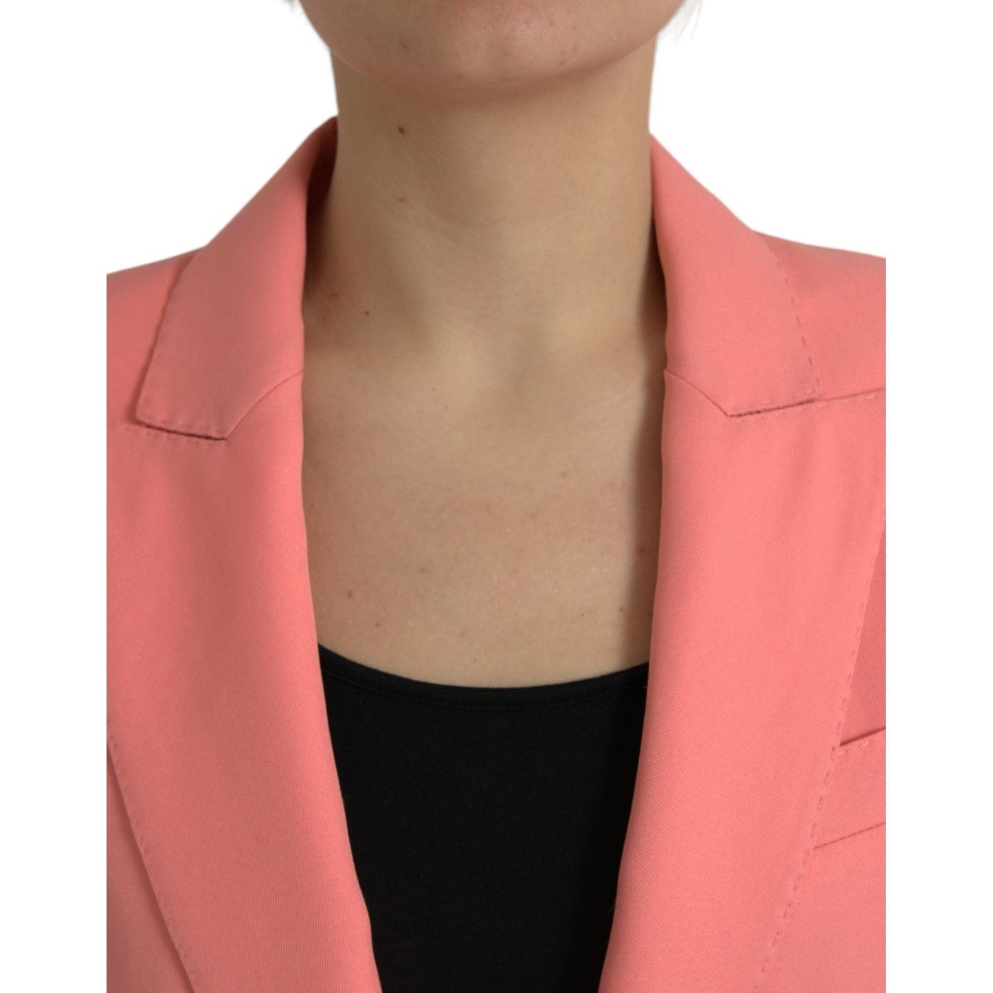 Dolce & Gabbana Chic Pink Peak Lapel Blazer Dolce & Gabbana