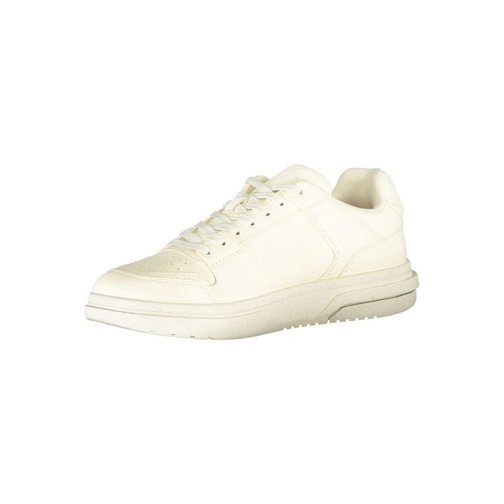 Tommy Hilfiger White Polyester Sneaker Tommy Hilfiger