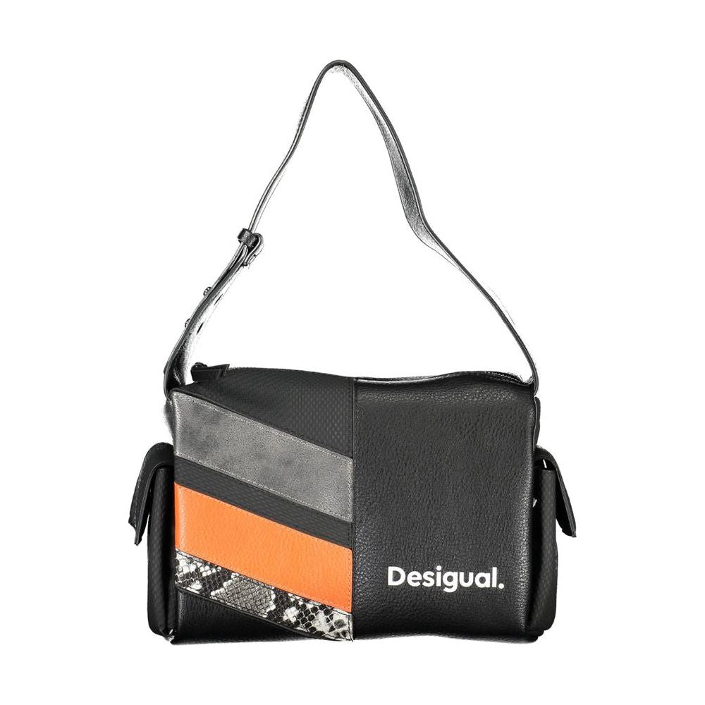 Front view with bag zipped and handles upright.