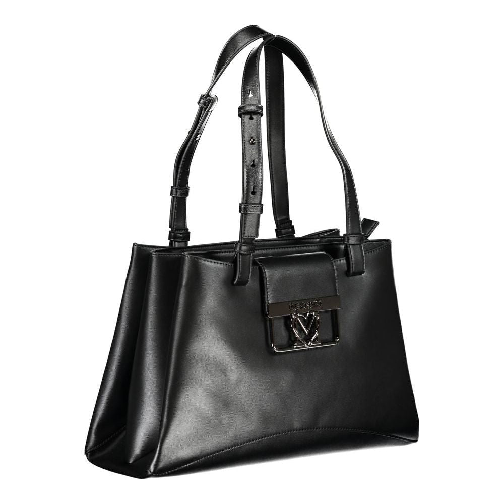 Love Moschino Black Polyethylene Handbag Love Moschino