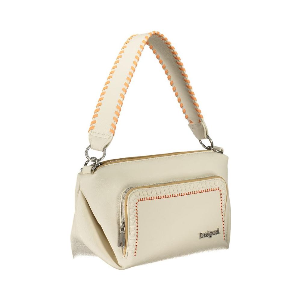 Desigual White Polyethylene Handbag Desigual