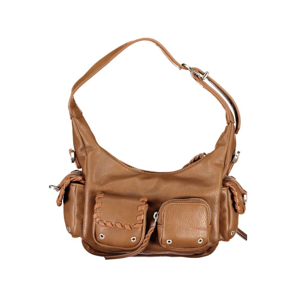 Desigual Brown Polyethylene Handbag Desigual