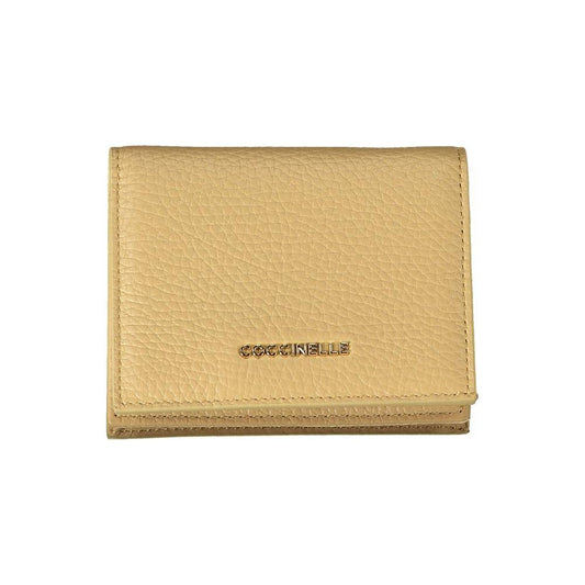 Coccinelle Beige Leather Wallet Coccinelle