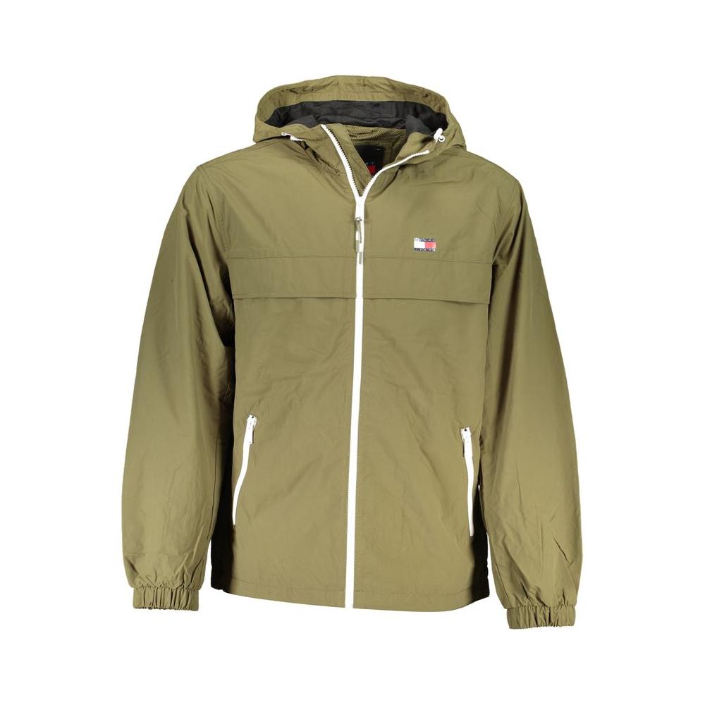 Tommy Hilfiger Green Polyamide Jacket Tommy Hilfiger