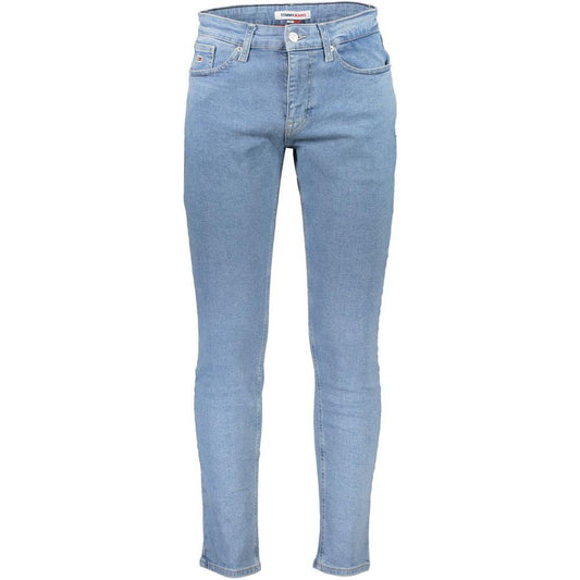 Tommy Hilfiger Light Blue Cotton Jeans & Pant