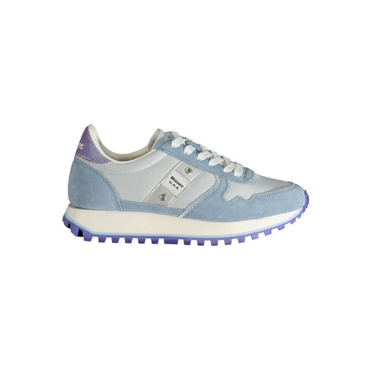 Blauer Light Blue Polyester Sneaker Blauer