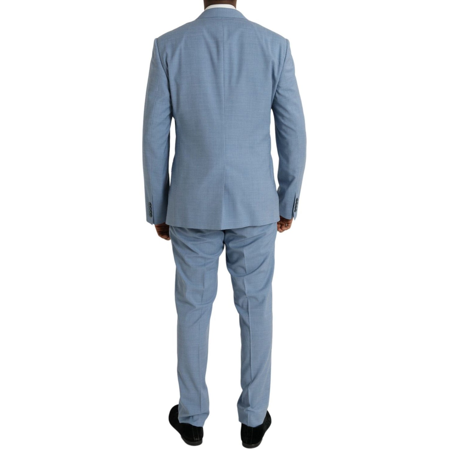 Dolce & Gabbana Light Blue Polyester MARTINI Formal 2 Piece Suit Dolce & Gabbana