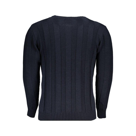 U.S. Grand Polo Blue Fabric Sweater U.S. Grand Polo