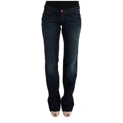Costume National Blue Cotton Regular Fit Denim Jeans