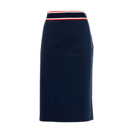 PINKO Blue Viscose Skirt PINKO