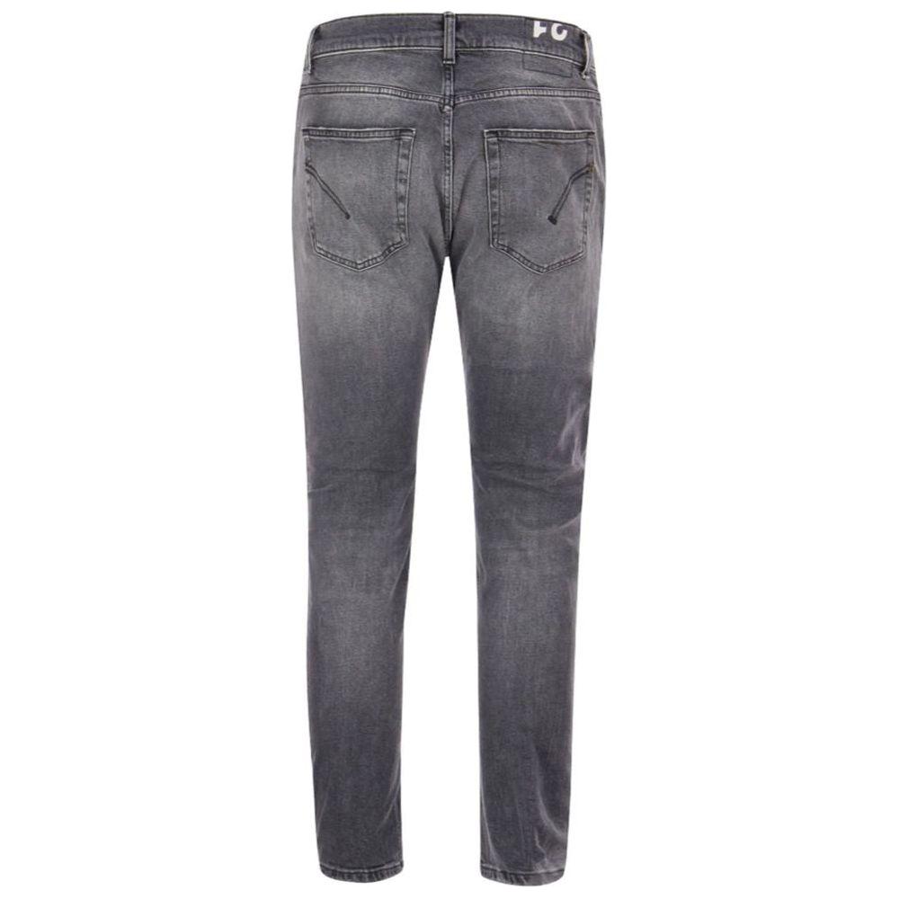 Dondup Chic Grey Dian Jeans with Distressed Detailing Dondup