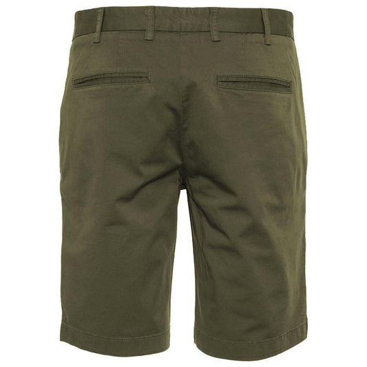 Refrigiwear Elegant Beige Bermuda Shorts with Logo Patch Refrigiwear