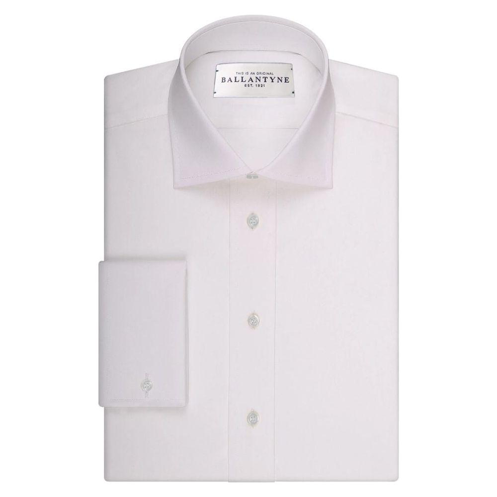 Ballantyne White Cotton Men Shirt Ballantyne