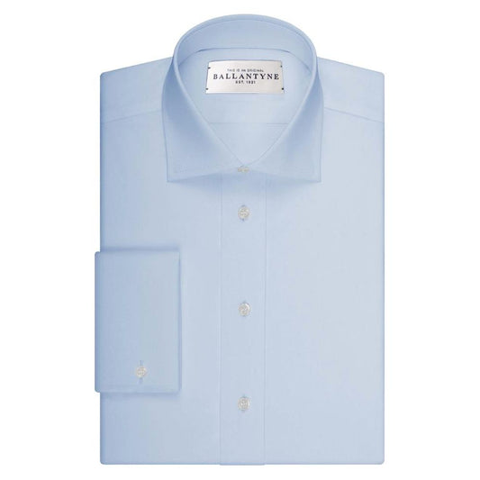 Ballantyne Light Blue Cotton Men Shirt Ballantyne