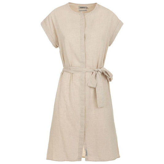 Fred Mello Beige Cotton Women Dress Fred Mello