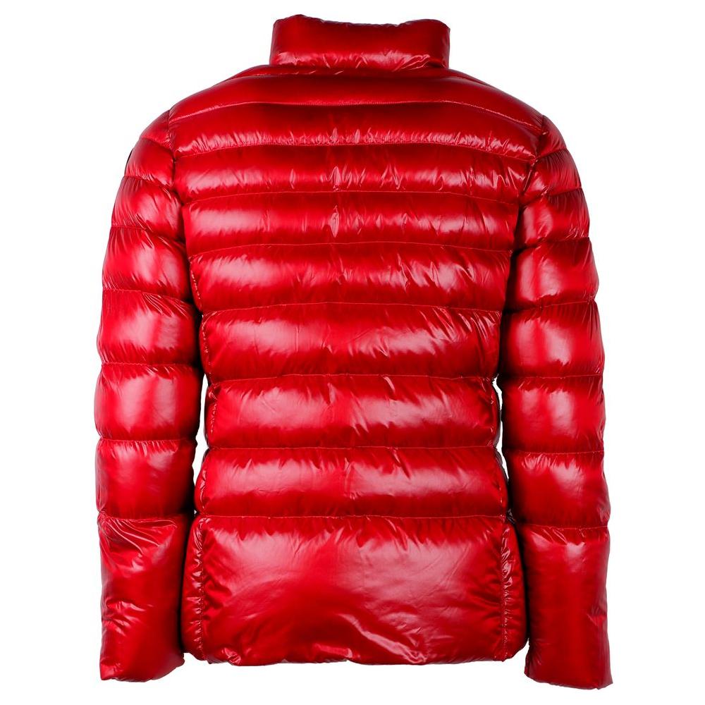 Centogrammi Reversible Red Nylon Duck Down Jacket Centogrammi