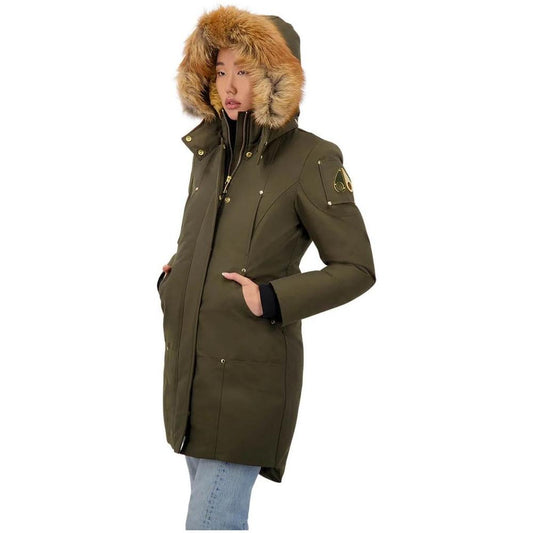 Moose Knuckles Army Cotton Women Parka Jacket Moose Knuckles