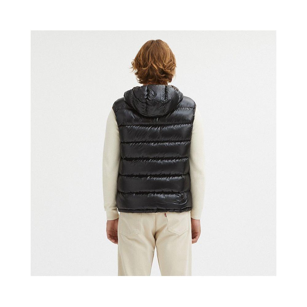 Centogrammi Brown Nylon Men's Reversible Vest Centogrammi