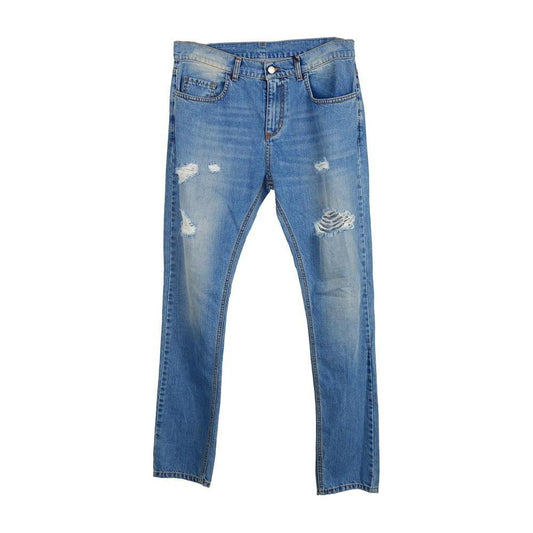 Comme Des Fuckdown Blue Cotton Men's Italian Jeans Comme Des Fuckdown