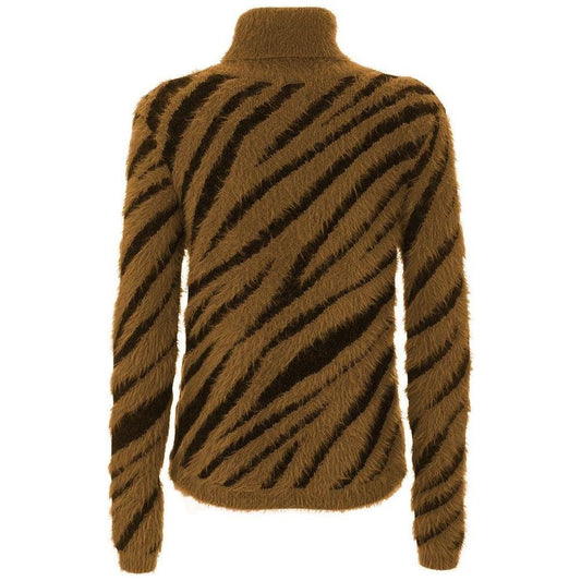 Imperfect Brown Polyamide Women Sweater WOMAN SWEATERS Imperfect